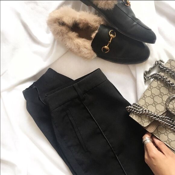 nwot Vince tapered tuxedo work trousers sz medium - Picture 5 of 8